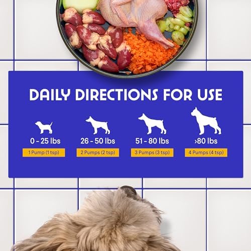 WONDER PAWS Bone Broth Powder Plus Omega Max Fish Oil - for Dog's Skin Health, Respiratory Support, Joint Care & Immune Support – Bone Broth 90 Scoops - Omega Max 16 Ounces