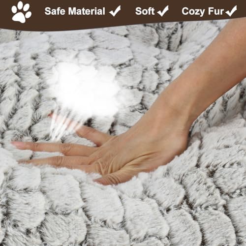 Dog Bed Crate Pad for Small Dogs 30"x20" Coffee