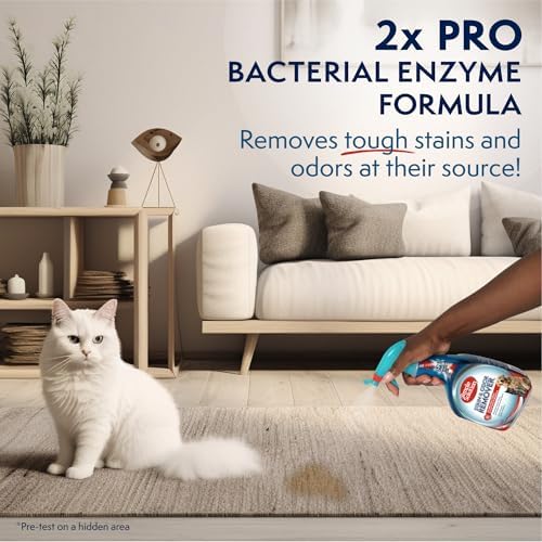 Simple Solution Pet Stain & Odor Remover, Enzyme Stain Cleaner, 32oz