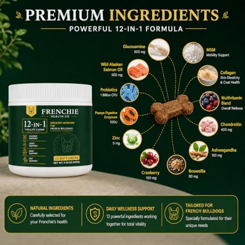 Frenchie Health Co 12-in-1 Daily Health Chews