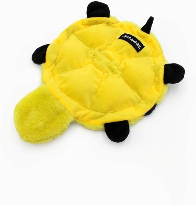 ZippyPaws Squeakie Crawler No Stuffing Dog Toy to Keep Them Busy - 12" | For Small, Medium, & Large Dogs, Squeaky Pet Toy for Boredom, Soft Plush Puppy Products, Bertie the Bee