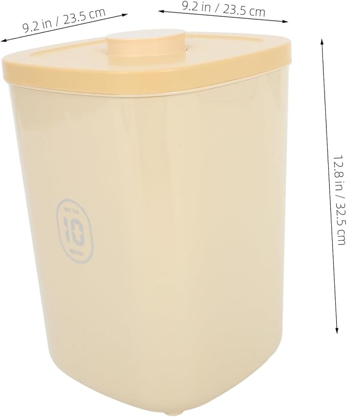 balacoo Grain Storage Barrel Pet Food Container Airtight Cat Food Bin Vacuum Sealed Bright Decorative