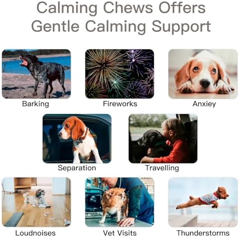 Advanced Calming Chews for Dogs, Chicken, 240-Pack, 240 Count