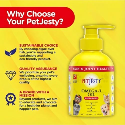 Petjesty Pure Omega Daily for Cats and Dogs (300ml)