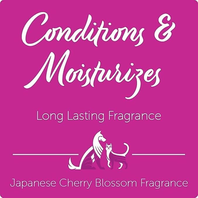 Nootie Japanese Cherry Blossom Spritz for Dogs & Cats, Revitalizing | 16oz, no parabens ,sulfates, harsh chemicals or dyes