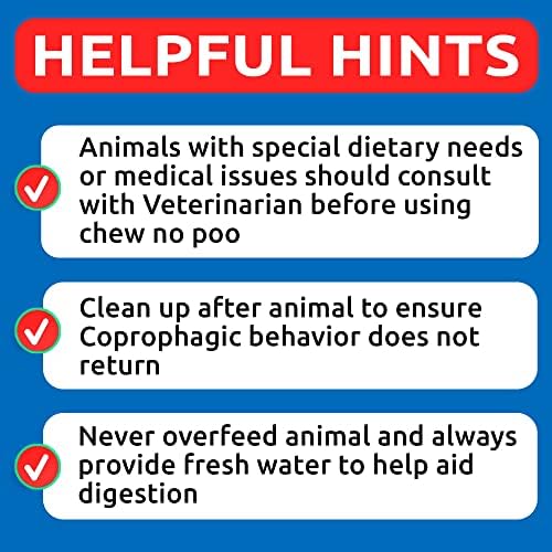 No Poo Chews for Dogs - Coprophagia & Stool Eating Deterrent with Probiotics, Digestive Enzymes & Breath Aid Support - Stop Dog Poop Eating