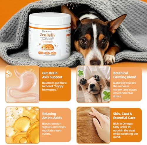 ZenBelly Calming Chews for Dogs, Hemp, Chicken