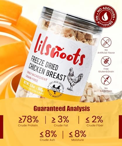 Freeze Dried Chicken Dog Cat Treats Pet Treats, 5.6 oz