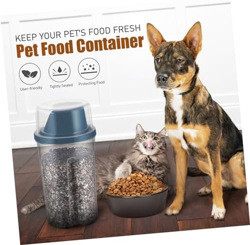 BESPORTBLE 2pcs Grain Storage Barrel for Cat Food Storage Container Airtight Pet Food Bins