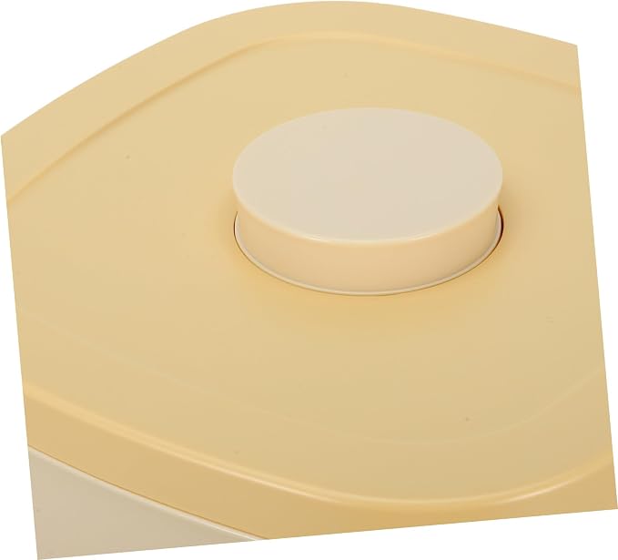COHEALI Airtight Vacuum Sealed Dog Food Storage Container Large Capacity Plastic Cat Food Bin, Large, Yellow