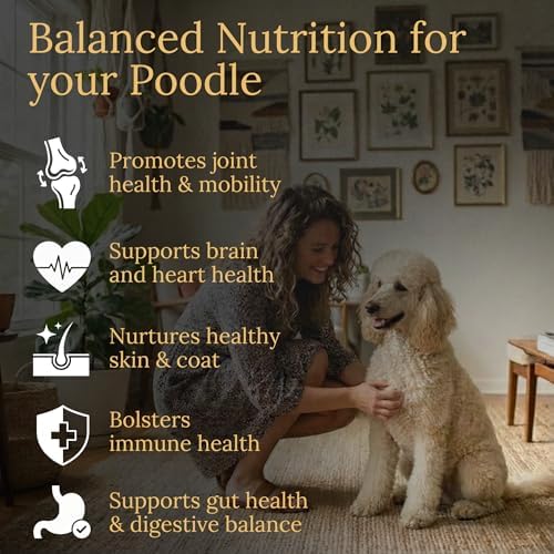 Multivitamins, Balanced Nutrition for Your Poodle, 90 Count, Made in The USA with Real Bacon