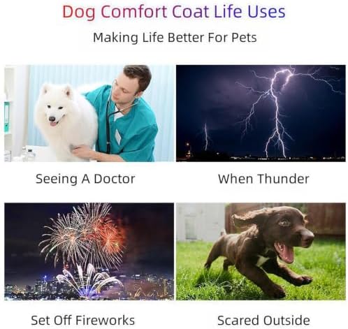 Dog Anxiety Calming Thunder Vest, Large