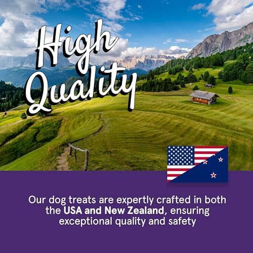 Real Meat Dog Treats - Three 12oz Bag of Bite-Sized Air-Dried Lamb & Liver Jerky for Dogs - Grain-Free Jerky Dog Treats Made up of 95% Quality, Free-Range, Grass Fed Lamb - All-Natural Dog Treats