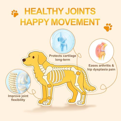 Turmeric Joint Care Drops for Dogs, Natural Hip&Joint Mobility Supplement