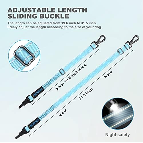 Dog Seat Belt 3-in-1 Car Harness - Light Blue
