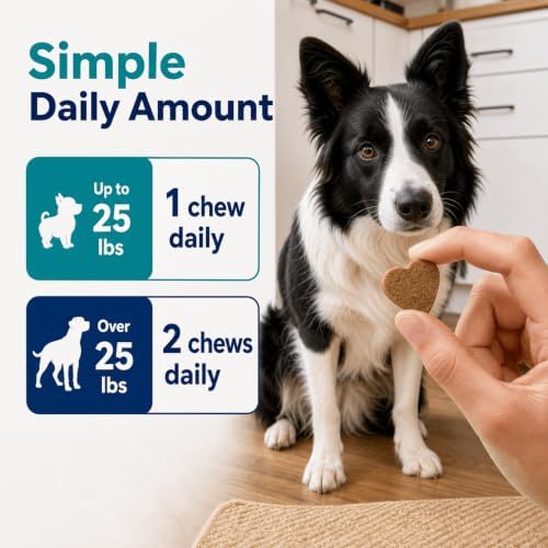 Dog Dental Chews for Bad Breath, 60 Soft Chicken Chews