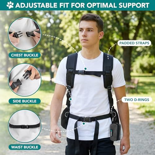PetAmi Dog Carrier Backpack, Hands-Free Front Carrier, 14 lbs, Black