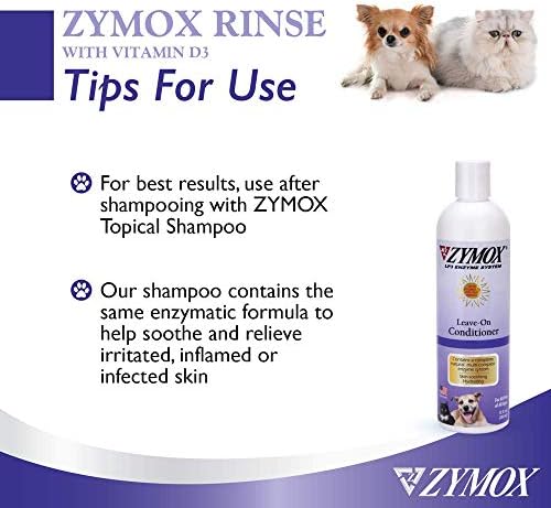 PET King Brands ZYMOX Leave-in Conditioner with Vitamin D3 for Cats & Dogs, 12oz