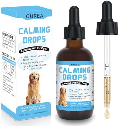 Calming Drops for Dogs with Melatonin