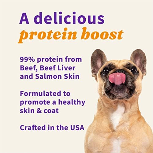 Halo Freeze-Dried Raw Dog Food Topper, Beef & Salmon Recipe, 1 lb