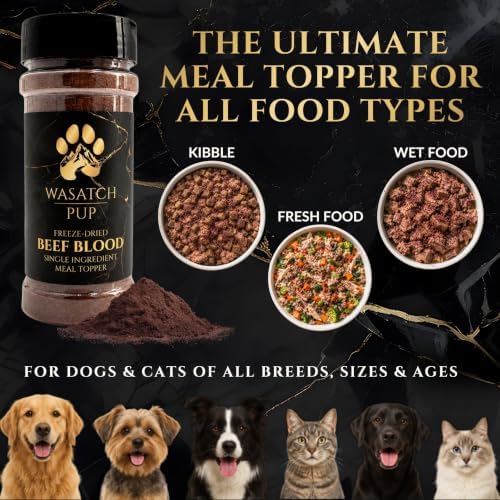 Beef Blood Dog Food Toppers, Freeze-Dried Dog Food Seasoning