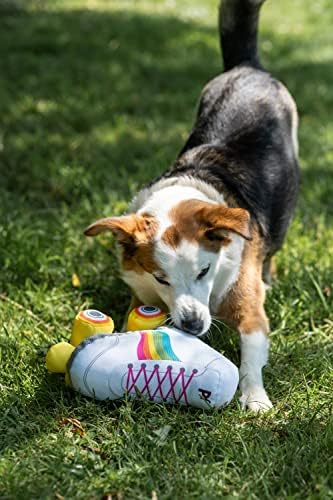 Petface Retro Roller Boot Plush Dog Toy