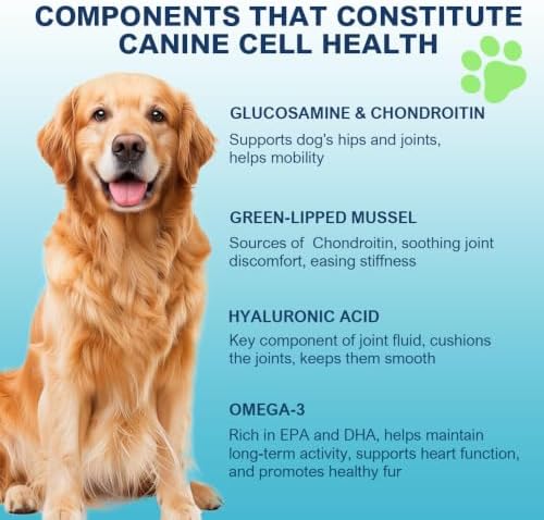 Glucosamine for Dogs with Green Lipped Mussel - Joint Support