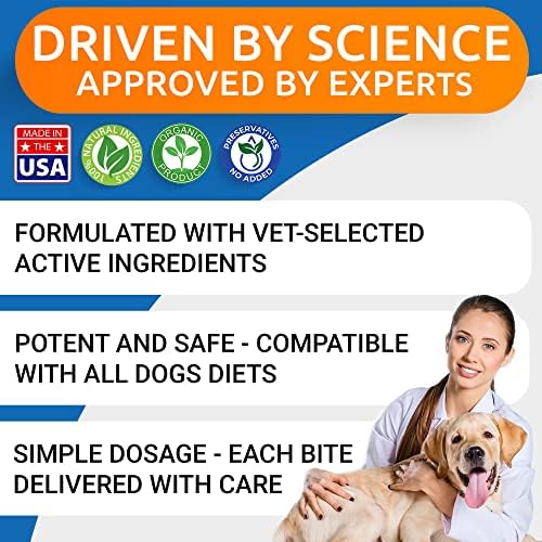 Advanced Dog Allergy + Omega 3 Bundle - Itch Relief - Probiotics w/Fish Oil Omega 3 + EPA&DHA Fatty Acid - Skin Allergies + Joint Health - 120 Chews + 180 Softgels - Bacon + Fish Flavor - Made in USA