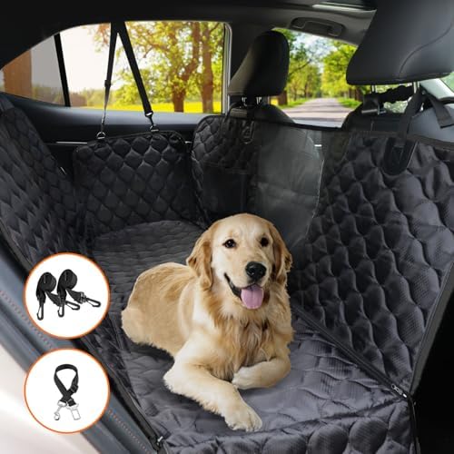 PETICON Dog Car Seat Cover - Waterproof Dog Hammock
