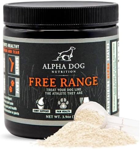 Alpha Dog Nutrition Free Range Dog Hip & Joint Supplement Powder