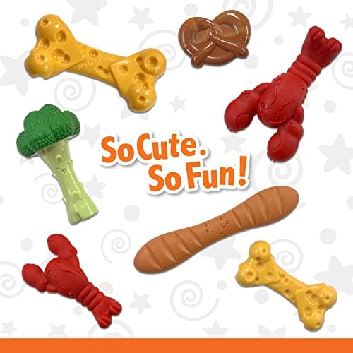 Nylabone Lobster Power Chew Toy for Dogs, Dog Toys for Aggressive Chewers | Lobster dog toy for small dogs up to 25 lbs, designed for power chewers, filet mignon flavor
