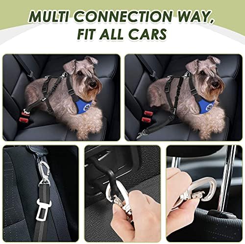 SlowTon Dog Car Seat Belt Harness - BL, 3XS