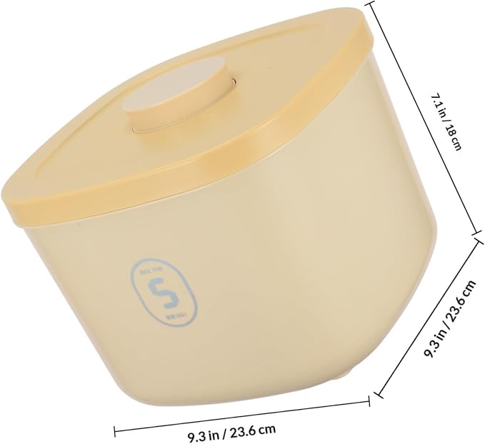 Vacuum Sealed Dog Food Container and Cat Food Holder, Small, Yellow