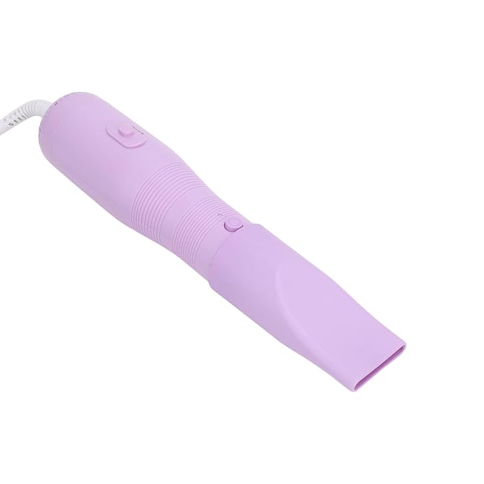 Pet Hair Dryer with Slicker Brush, 2 in 1 Quiet Dog Blower Grooming Dryer, 3 Speed Settings & Adjustable Temperature, Home Grooming Furry Drying for Small Large Cat Dog (US)