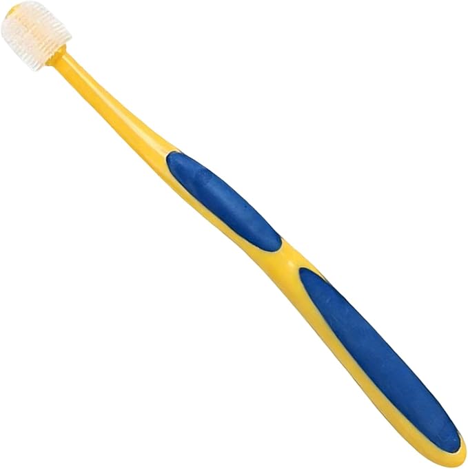 Toothbrush for Dogs | Dog Toothbrush - Teeth Grooming Tool for Hygiene Health Bad Breath Puppy Kitten Senior Small Large Breed Pet