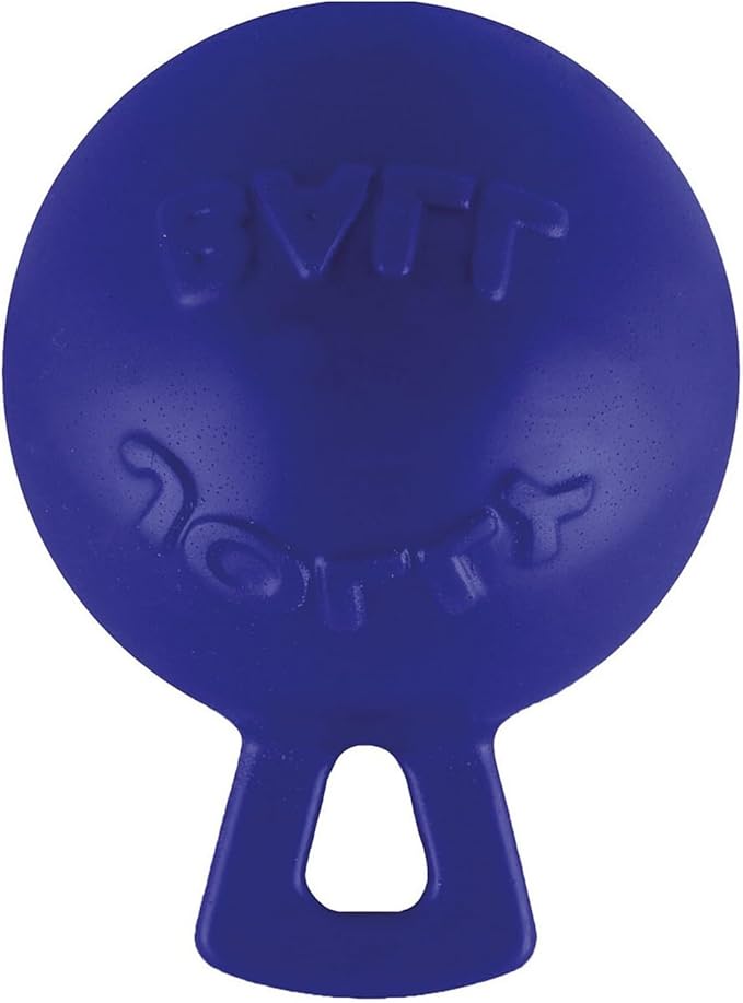Tug-N-Toss Ball Color: Purple, Size: 8" H x 6" W x 6" D