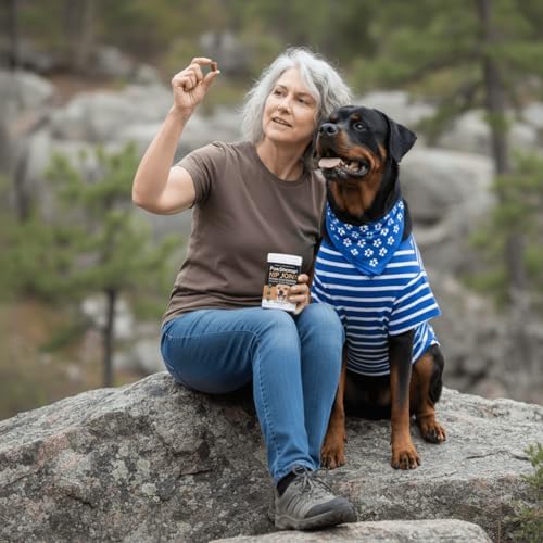 Pupstrong™+ Hip & Joint Support Soft Chews for Dogs – Powered by Polycan® Postbiotic – Supports Gut Health, Mobility, Joint Flexibility, Immune Health & Healthy Aging – 120 Chews