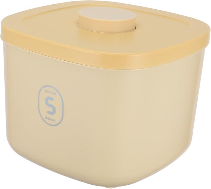 Pet Food Storage Container Airtight Small Dog Food Container with Vacuum Seal Moisture-proof Yellow, Small, Yellow