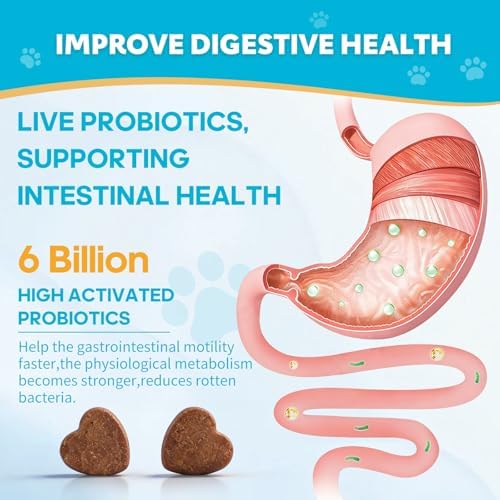 Dog Probiotic for Digestive Gut Support 120 Soft Chews