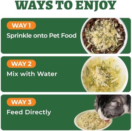 Wellix 14.1oz Freeze Dried Cat Grass Topper for Cats & Dogs