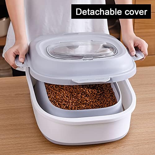 Dog Food Storage Container, 50 Lb, Pink