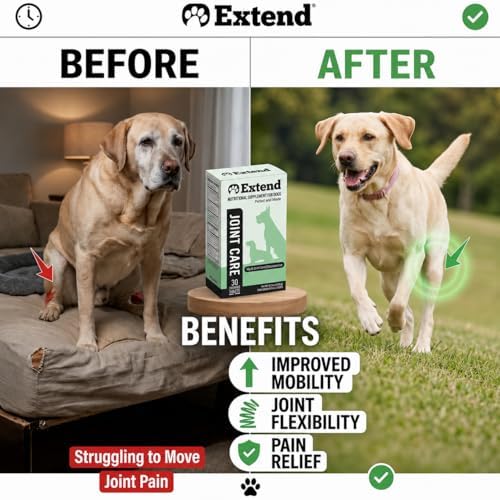 Dog Joint Supplement for Dogs All Ages Breeds & Size, Glucosamine for Dogs