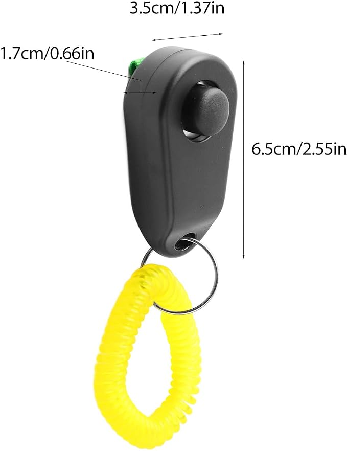 Chrees Dog Training Clicker Ring, Black