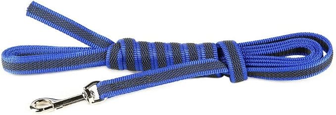 Color & Gray Super-Grip Leash with Handle, 14 mm x 5 m, Blue-Gray