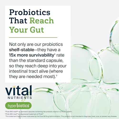 Vital Nutrients Pro Pets Probiotics for Dogs and Cats | Dog Probiotics for Digestive Health, Gut Health, Occasional Diarrhea | Tasty Meat Flavor | Non-GMO | Hyperbiotics | 60 Micro Tablets