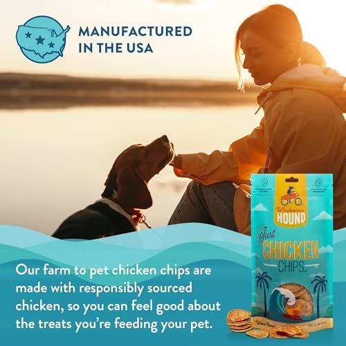 Chicken Chips Dog Treats, Single Ingredient, 8oz