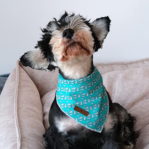 lionet paws Summer Dog Bandana Manatee for Small Medium Large Dogs, Large (Pack of 1), Small