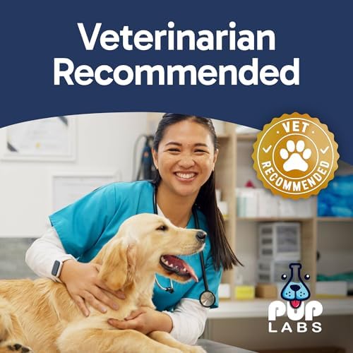 Pup Labs Tummy Essentials Probiotic Chews for Dogs, Supports Gut Health for Dogs and Firm Stools, Helps Eliminate Digestive Dysfunction, Dog Probiotics Made in The USA, 30 Chews