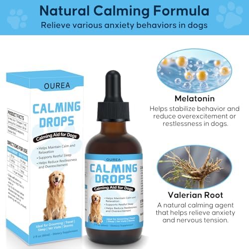 Calming Drops for Dogs with Melatonin