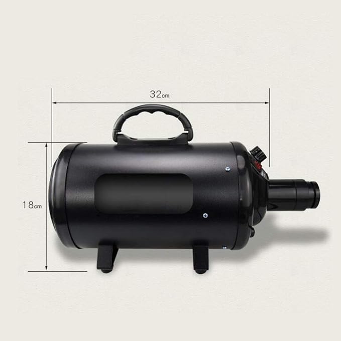 2200W Pet Hair Dryer, A Powerful But Quiet Dog Dryer with Variable Speed Adjustable Wind Speed Temperature Low Noise Pet Supplies